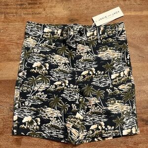 Janie and Jack TROPICAL TWILL SHORT size 4T